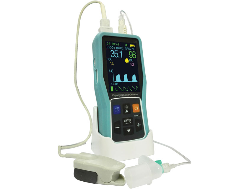 PC-900B Handheld Capnograph and Oximeter